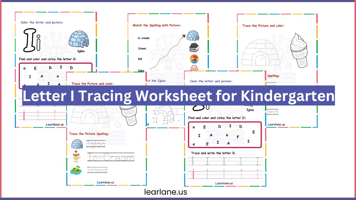 Image showing Free Printable Letter I worksheets for Kindergarten