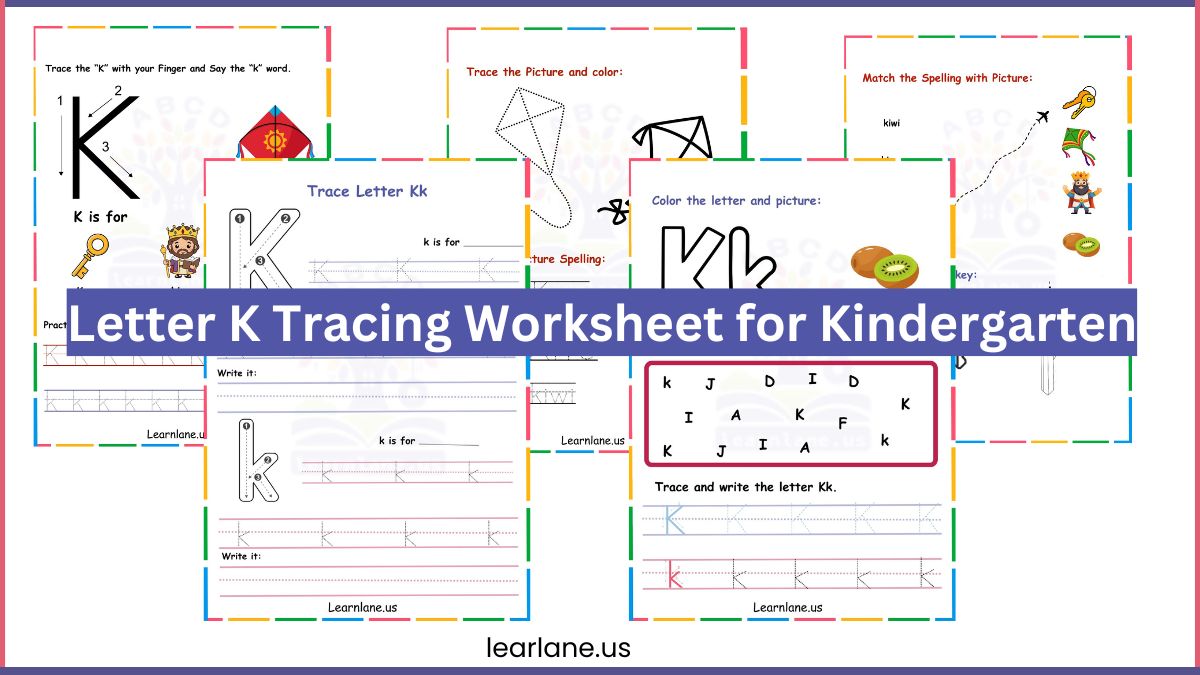 Image showing Free Printable Letter K Worksheets for Kindergarten