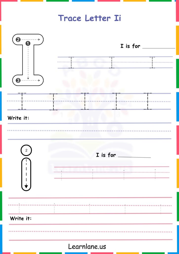 Image showing Trace the alphabet I  worksheets for kindergarten